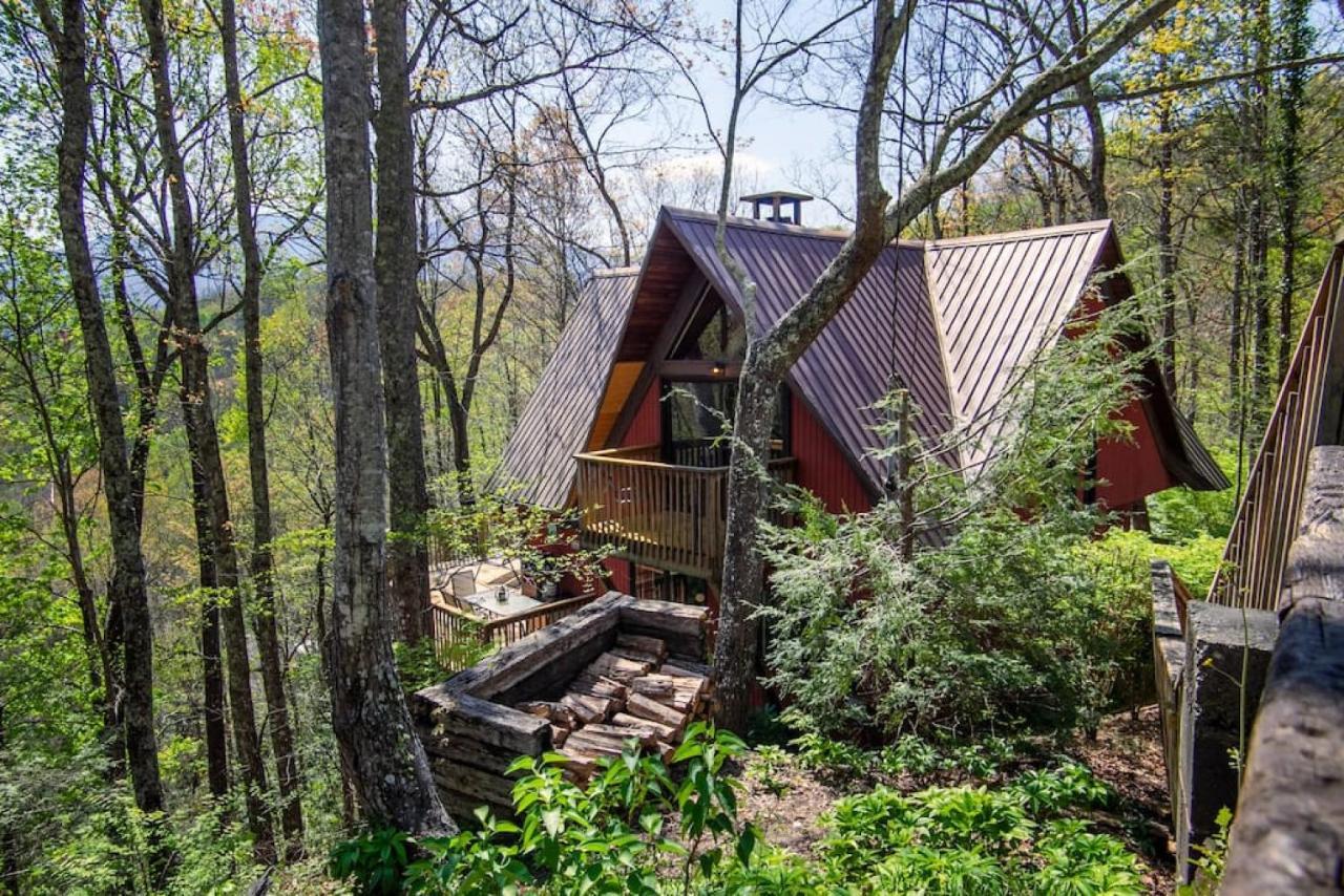 Bear View Chalet With Hot Tub And Near Ober Gatlinburg Exterior foto